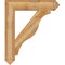 Ekena Millwork Funston Arts & Crafts Rough Sawn Bracket, Western Red Cedar, 6"W x 34"D x 40"H BKT06X34X40FST03RWR - alternate 3
